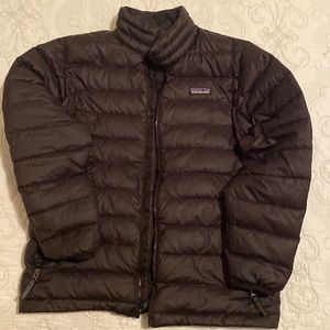 Patagonia unisex black size 10 kids jacket